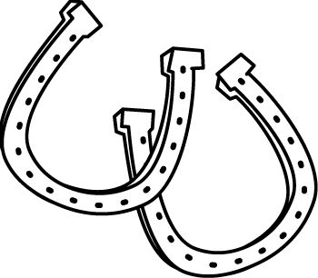 Horse shoes clip art