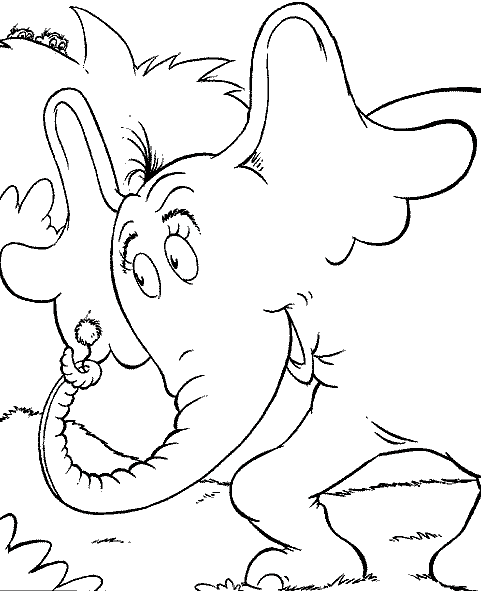 Horton hears a who coloring pages printable for free download