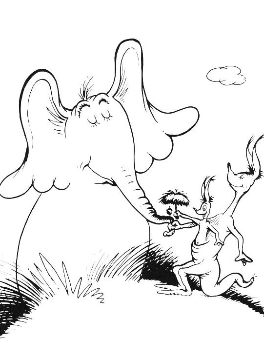 Best horton hears a who coloring pages for kids