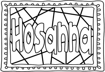 Easter coloring pages bible religious theme by ponder and possible