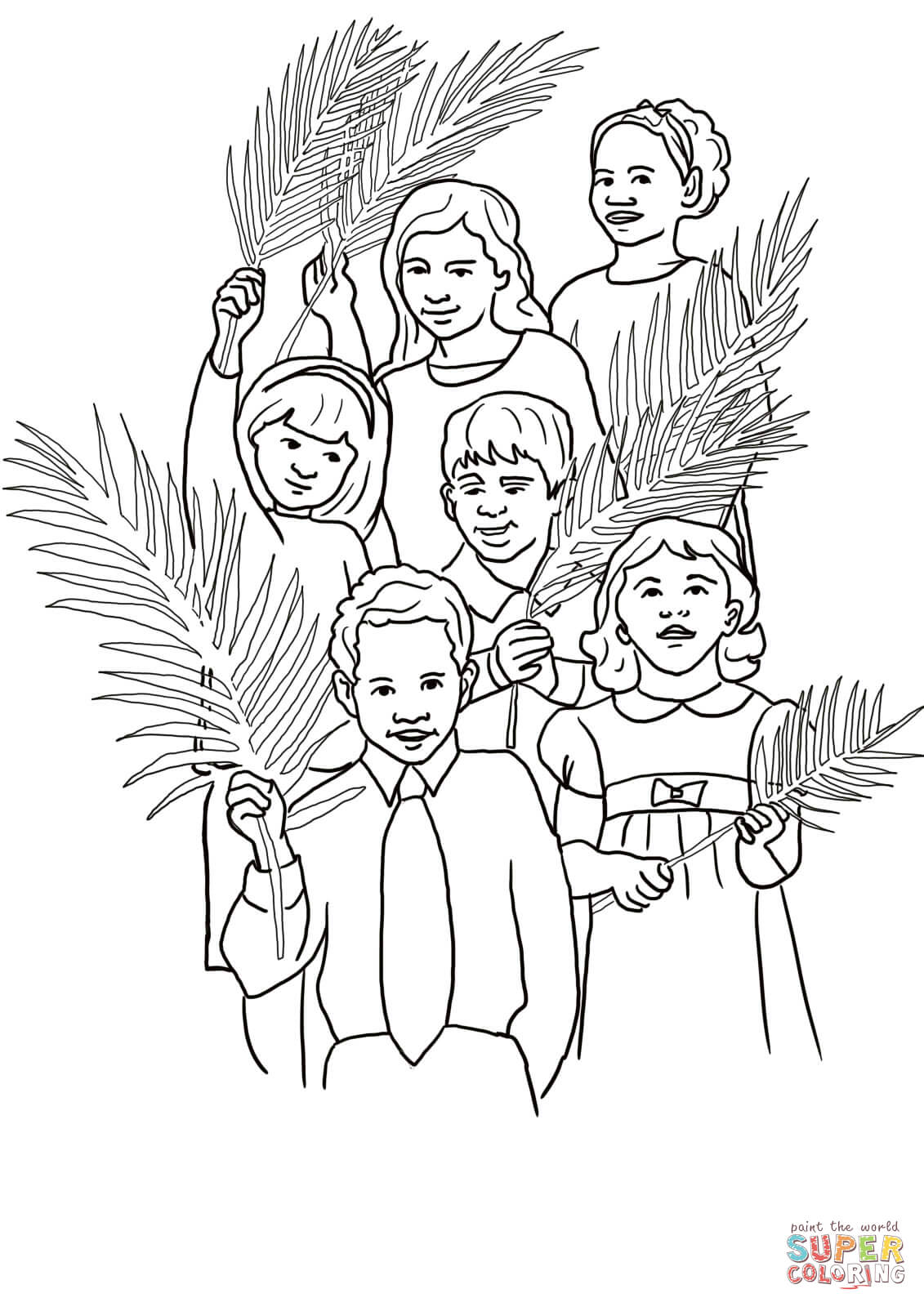 Hosanna for jesus coloring page free printable coloring pages