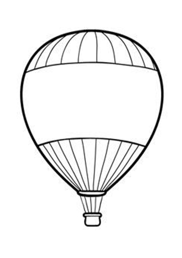 Coloring pages hot air balloon coloring page