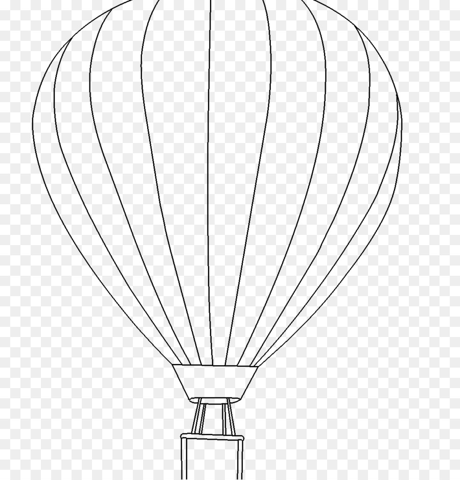 Balloon black and white png download