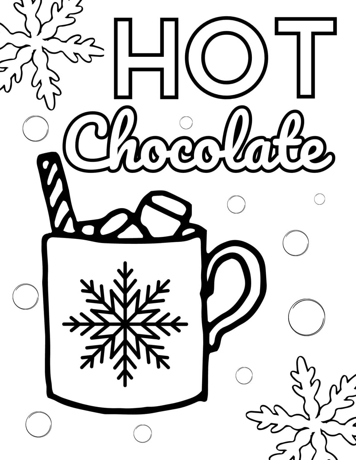 Free printable winter coloring pages that kids of all ages will enjoy