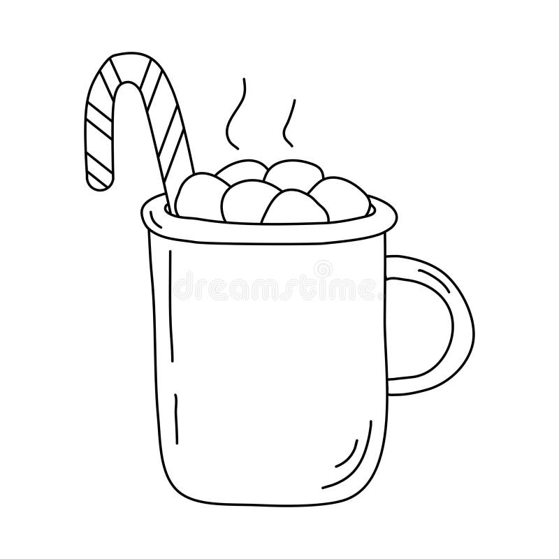 Coloring hot chocolate stock illustrations â coloring hot chocolate stock illustrations vectors clipart