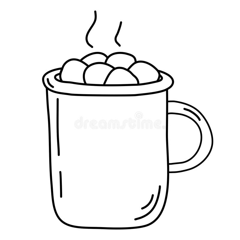 Coloring hot chocolate stock illustrations â coloring hot chocolate stock illustrations vectors clipart