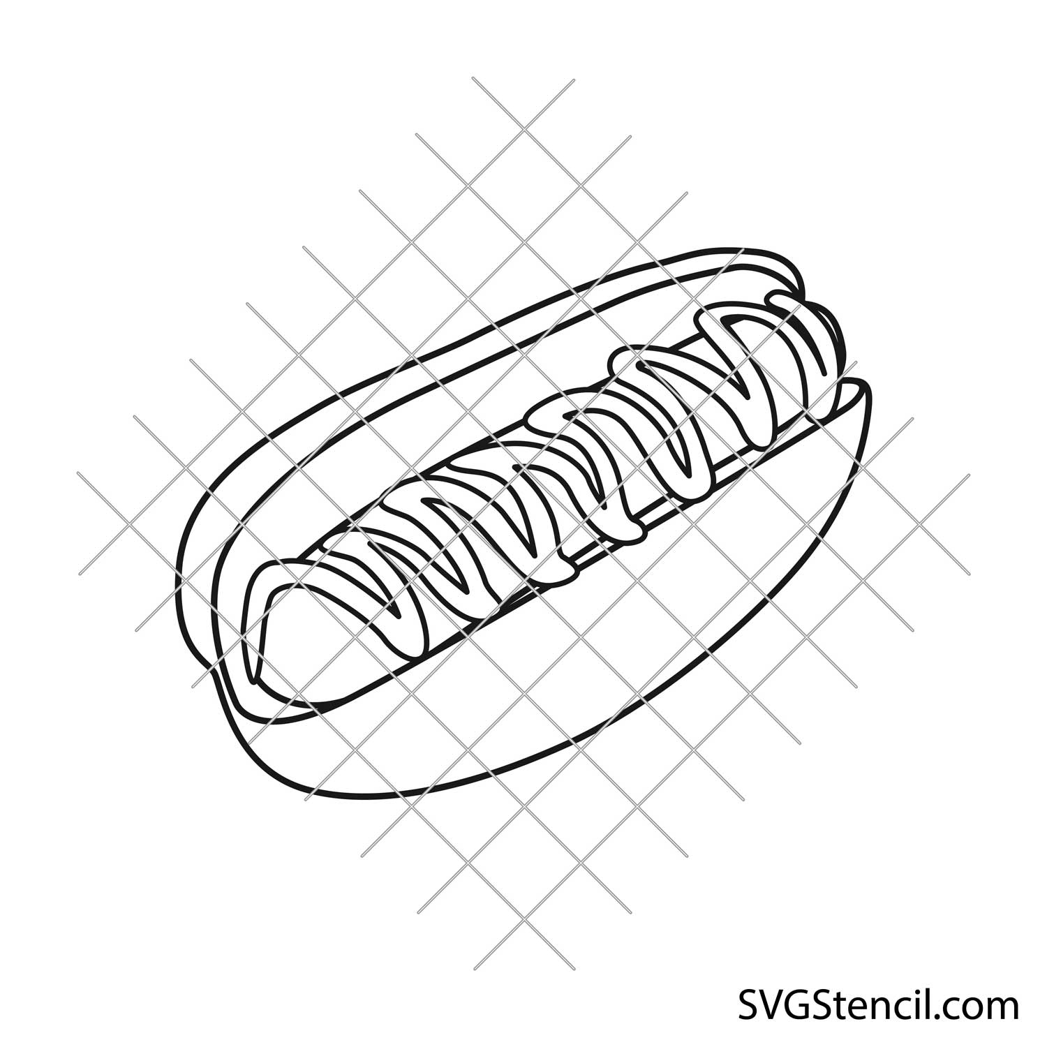 Hot dog svg fast food svg hot dog clipart