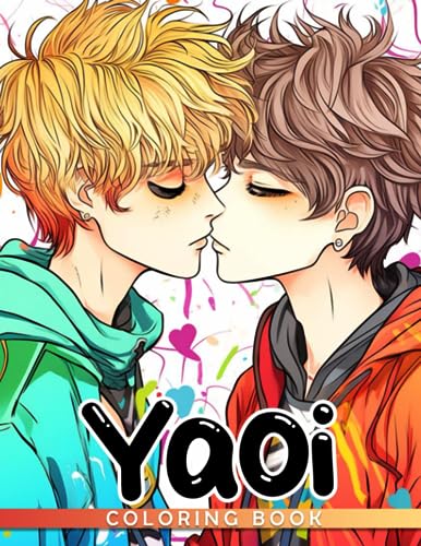 Yaoi coloring book hot anime guys with manga style coloring pages with incredible illustrations unleash creativity energy gift idea for adults and anime fans fun and relaxation by marjorie strong