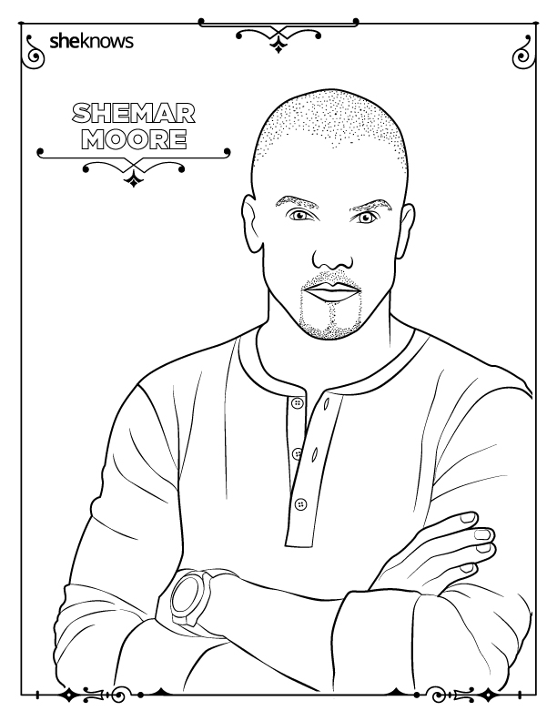 Adult coloring book pages of hollywoods hottest men and theyre printable â