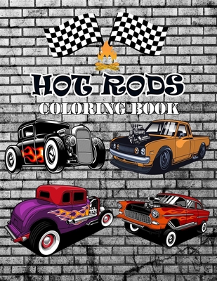 Hot rods coloring book cars coloring book pages by jack for creativity