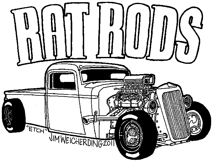 Coloring pages monster trucks hot rods sketch coloring page truck coloring pages cars coloring pages rat rod