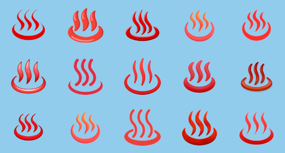 Âï hot springs emoji