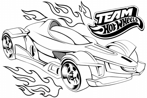 Hot wheels coloring pages free coloring pages