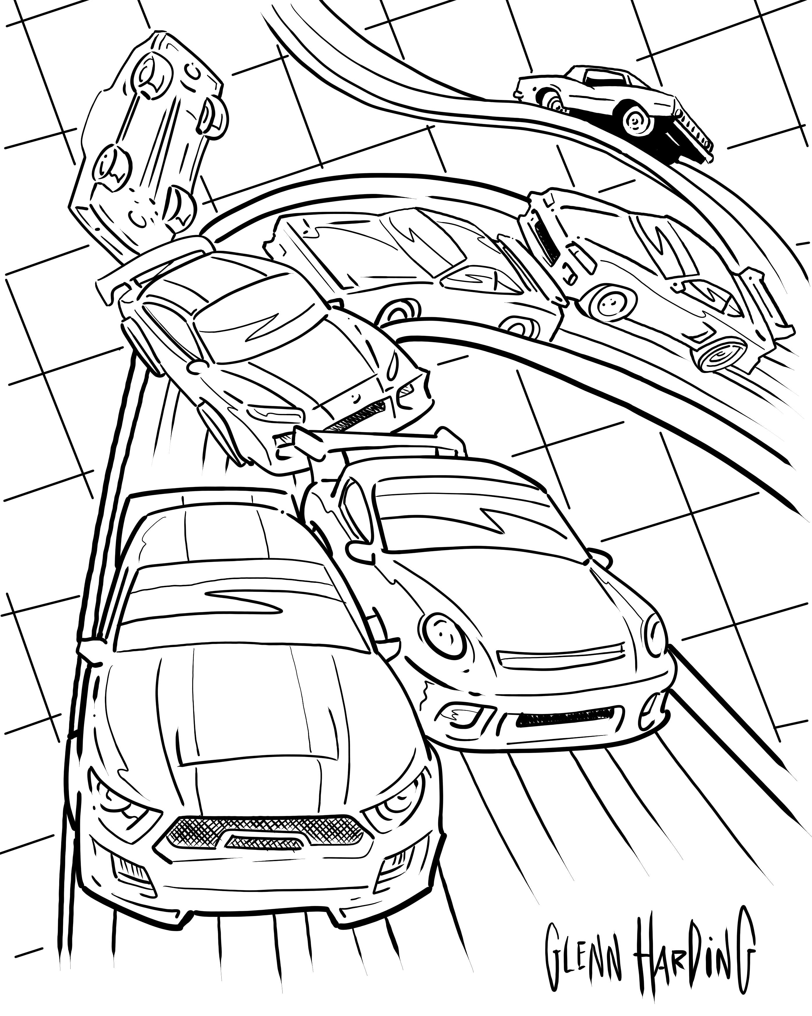 Im making a diecast hot wheels coloring book rhotwheels