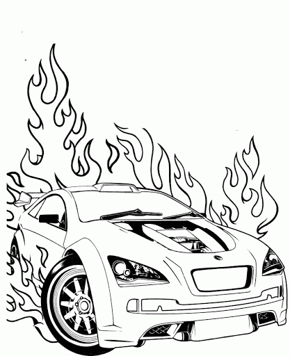 Coloring pages free hot wheels coloring pages