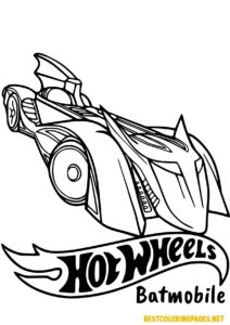 Hot wheels coloring pages