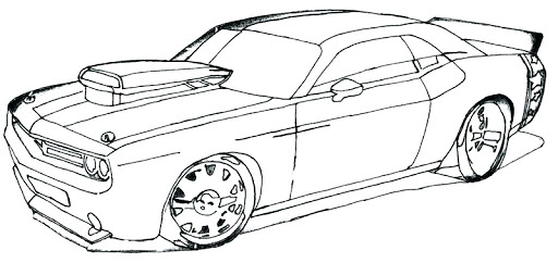 Coloring pages free printable coloring print hot wheels