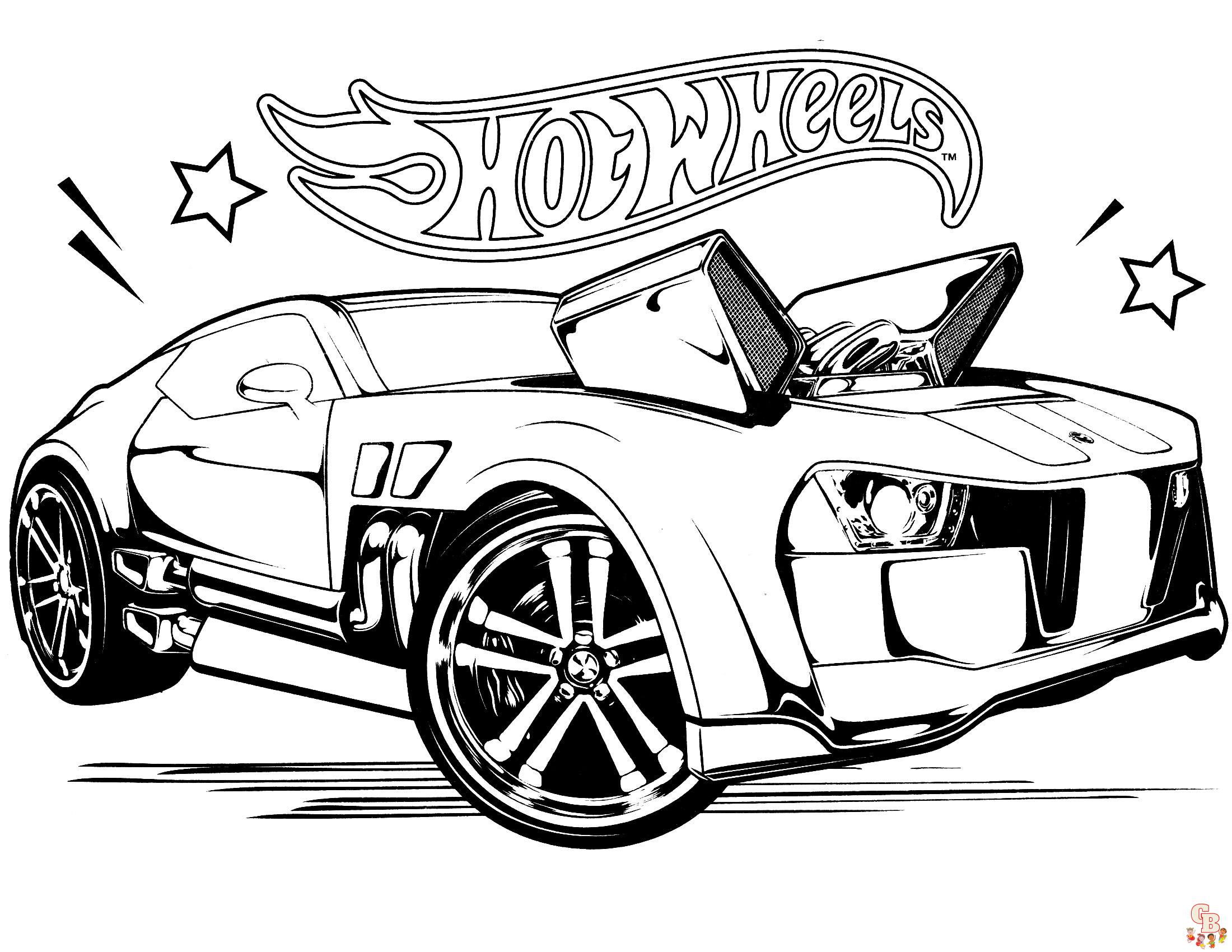 Hot wheels coloring pages fun and free printable sheets for kids