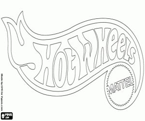 Free hot wheels logo from mattel coloring and printable page hot wheels birthday hot wheels party hotwheels birthday party