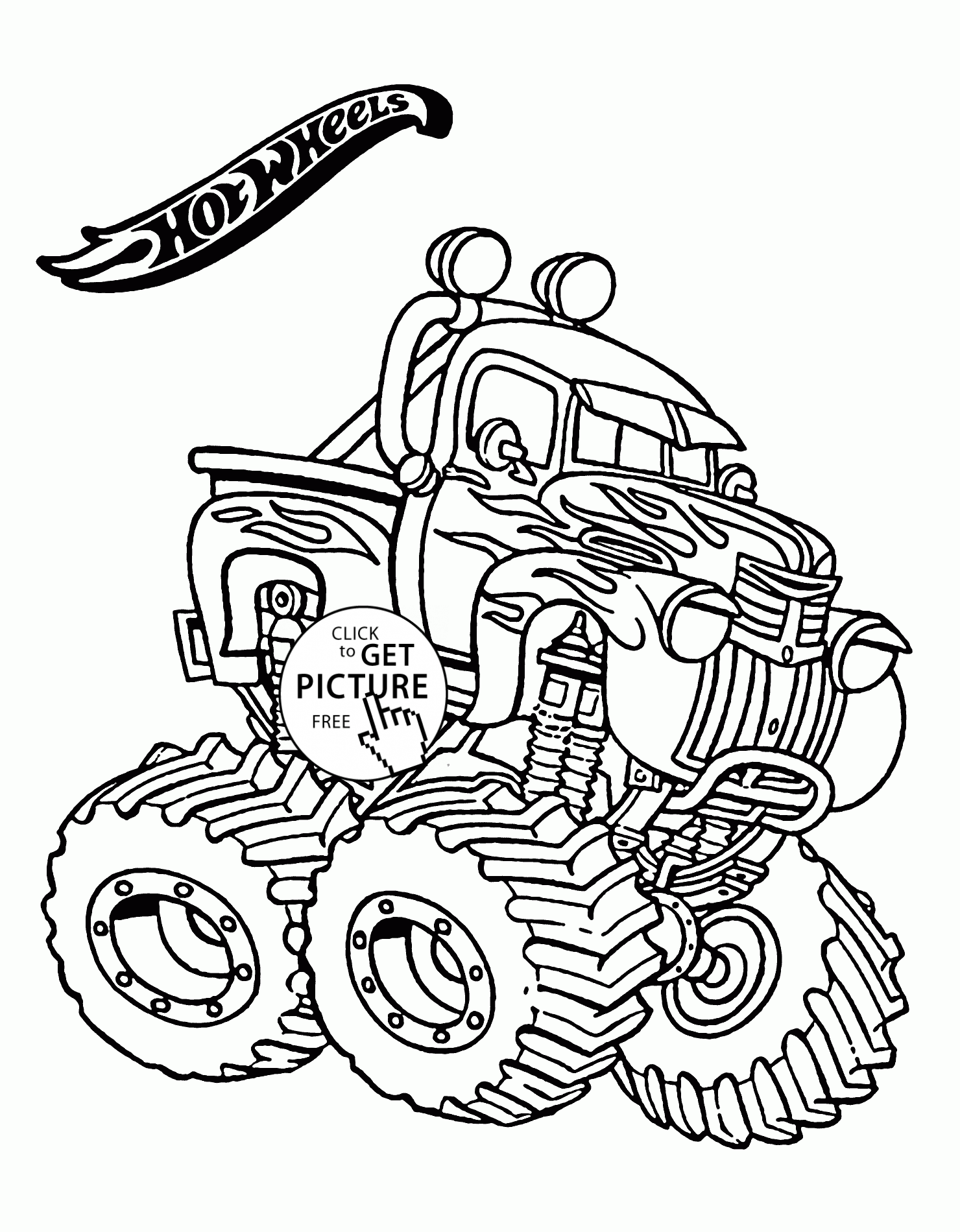 Hot wheels monster truck coloring page for kids transportation coloring pag printabâ monster coloring pag monster truck coloring pag truck coloring pag