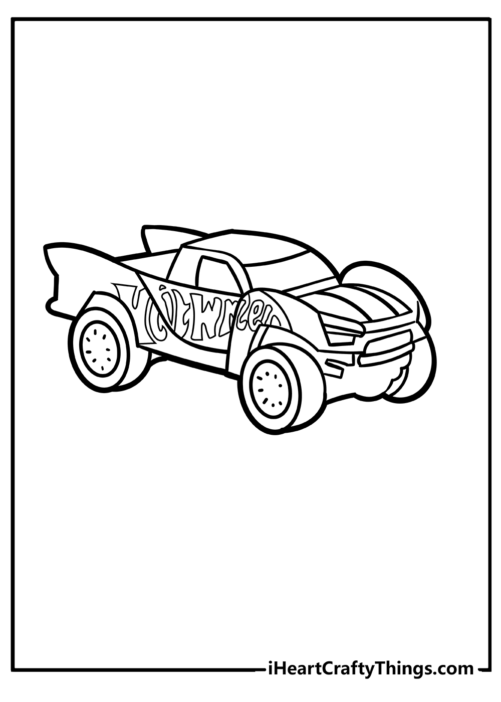 Hot wheels coloring pages free printables