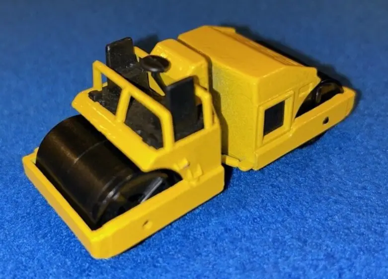 Hot wheels cat road roller road roller mattel malaysia workhorses