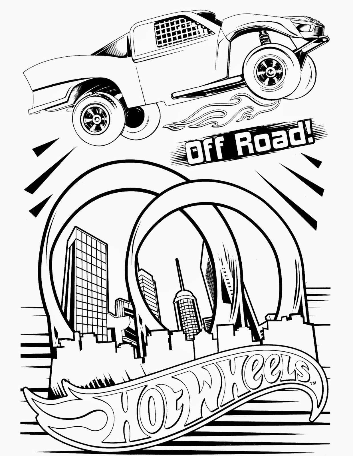 Hot wheels racing league hot wheels coloring pages