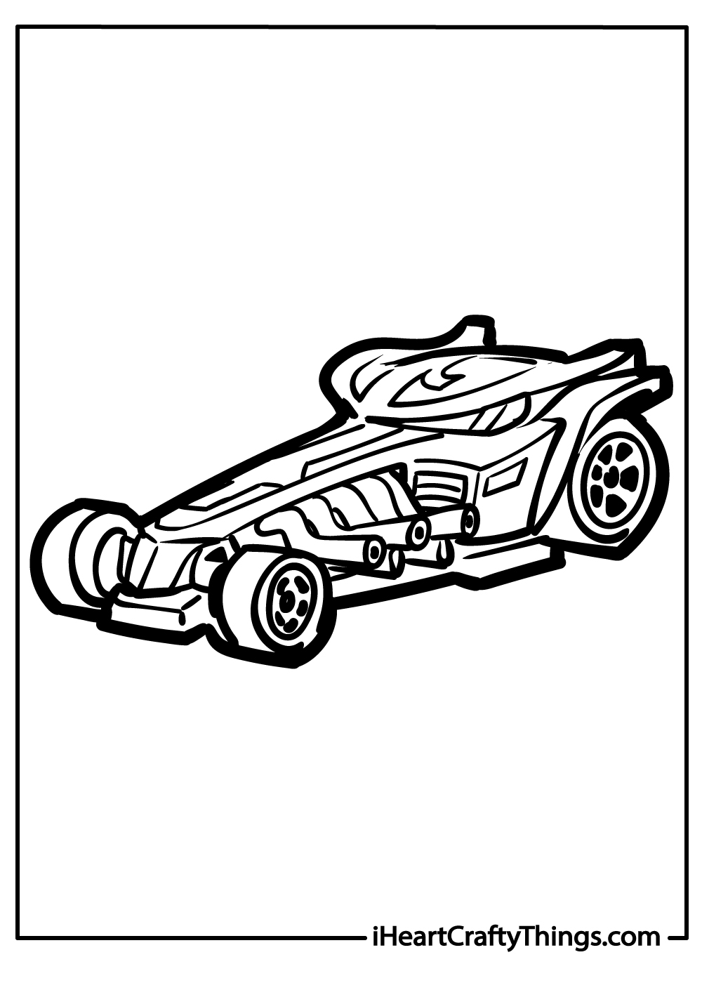 Hot wheels coloring pages free printables