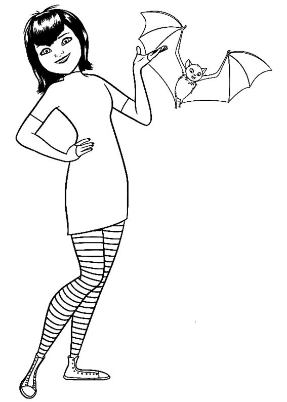 Free coloring pages of hotel transylvania to print