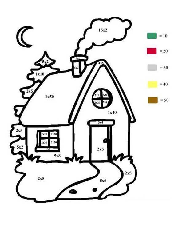 House coloring pages