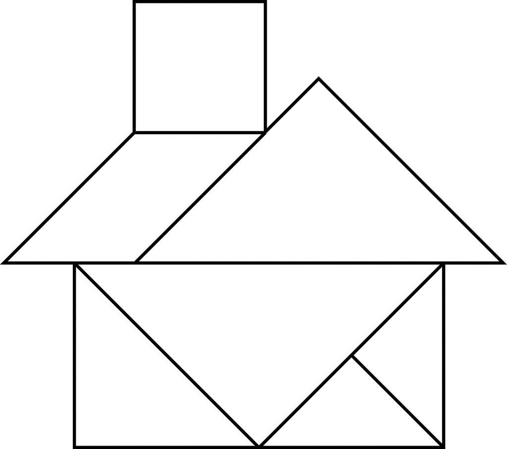 Tangram house