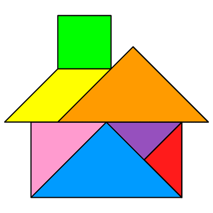 Tangram house