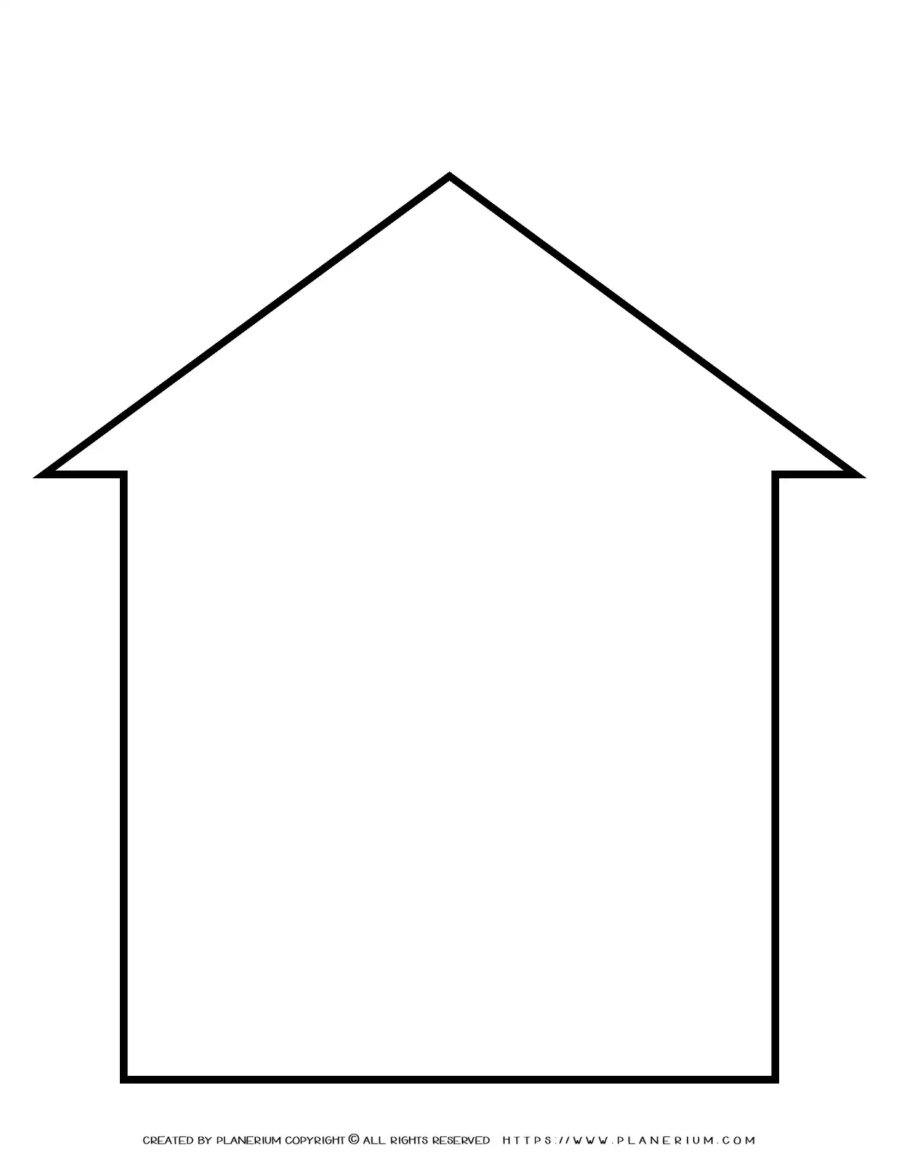 House outline