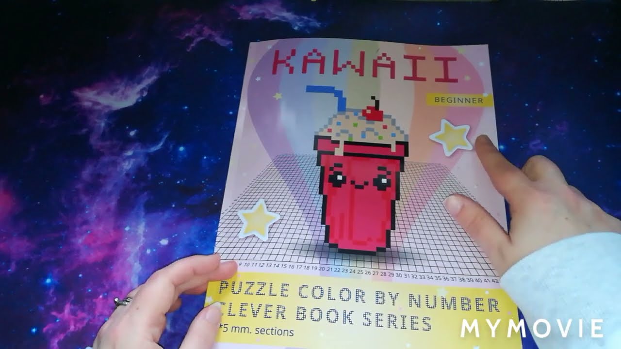 Kawaii puzzle color by nuber beginner level by the belba faily color and chat ð