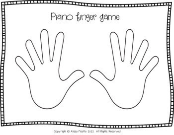 Piano finger puzzle and game by lissa joy music resources tpt