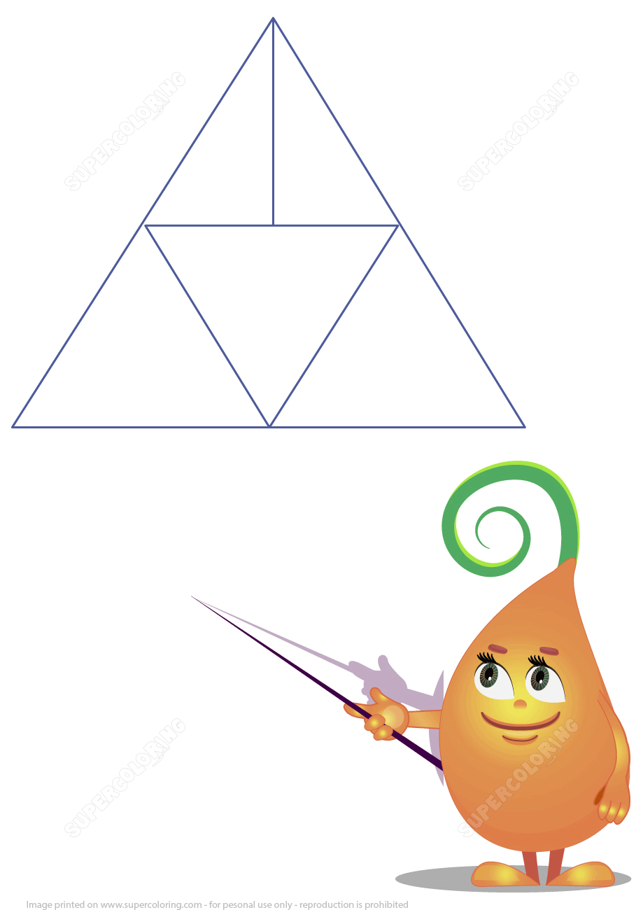 How many triangles are there free printable puzzle games