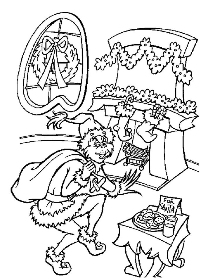 Grinch stole christmas coloring page grinch coloring pages dr seuss coloring pages christmas coloring pages