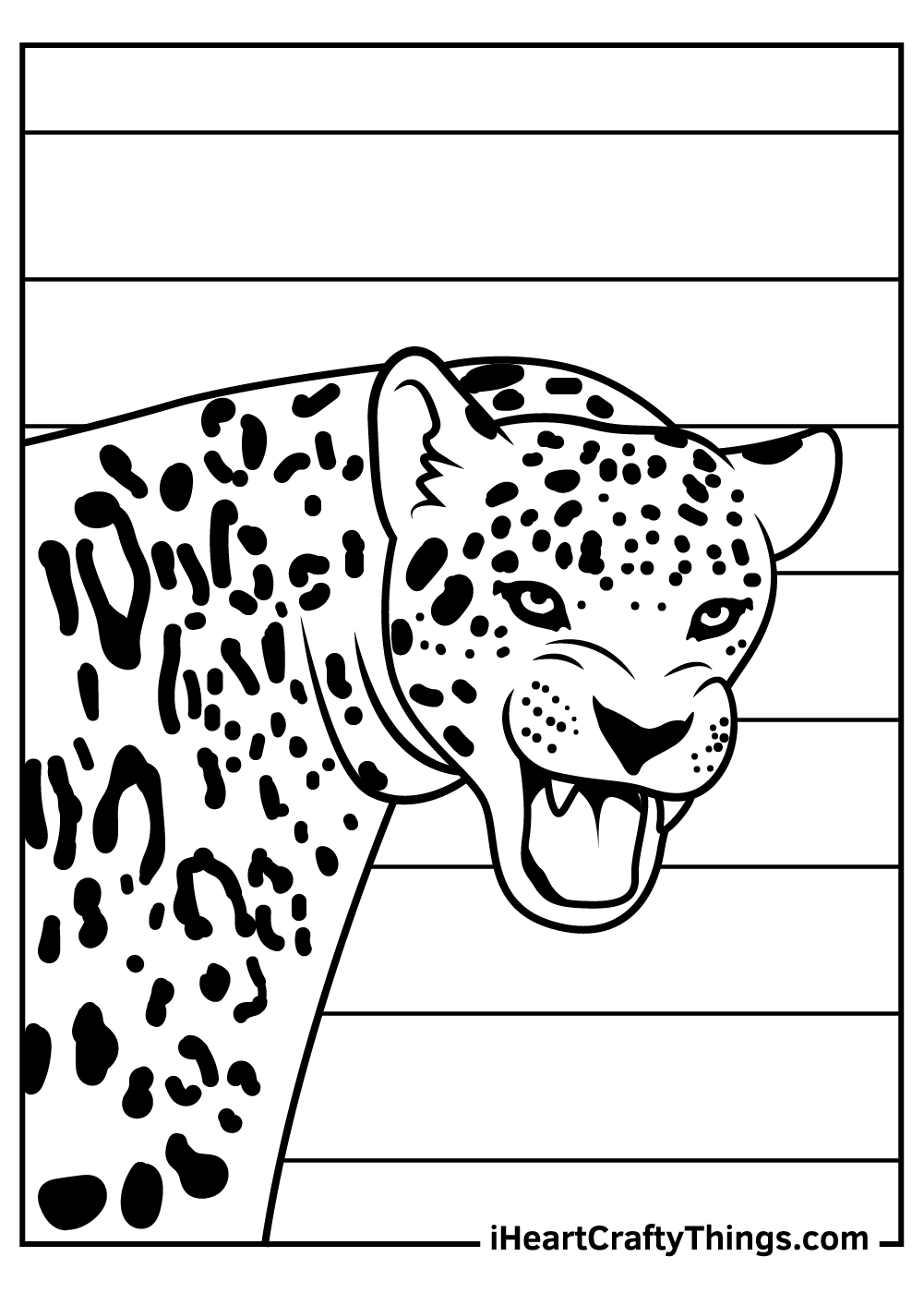 Jaguar coloring pages free printables