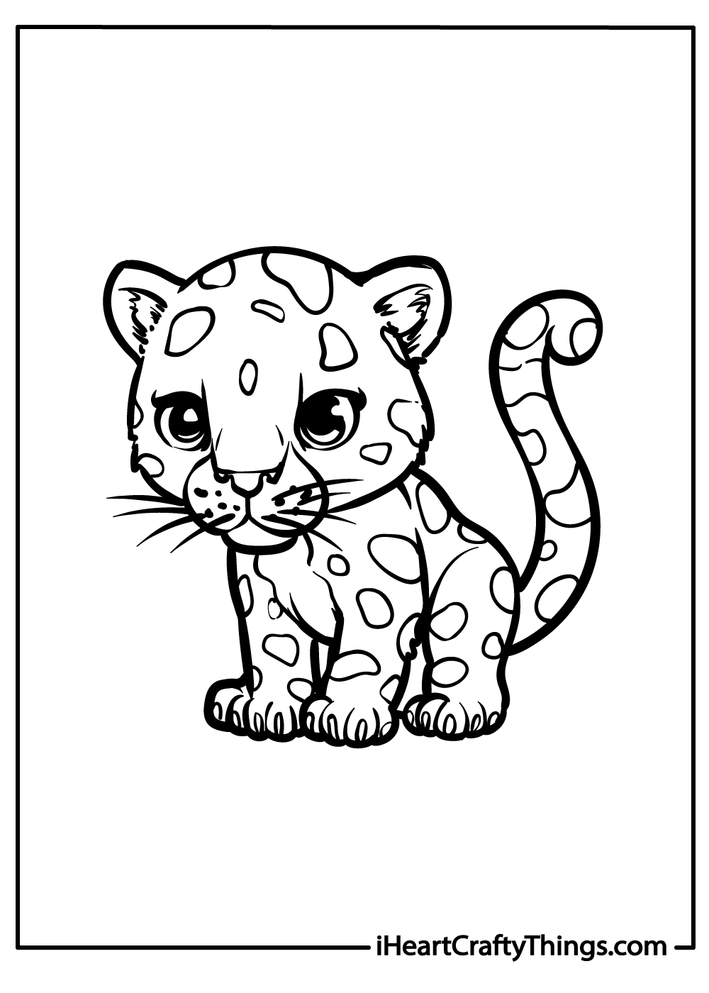 Jaguar coloring pages free printables