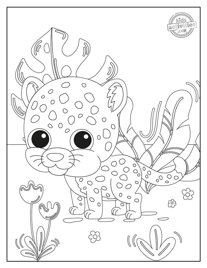 Free jaguar coloring pages for kids to print color kids activities blog