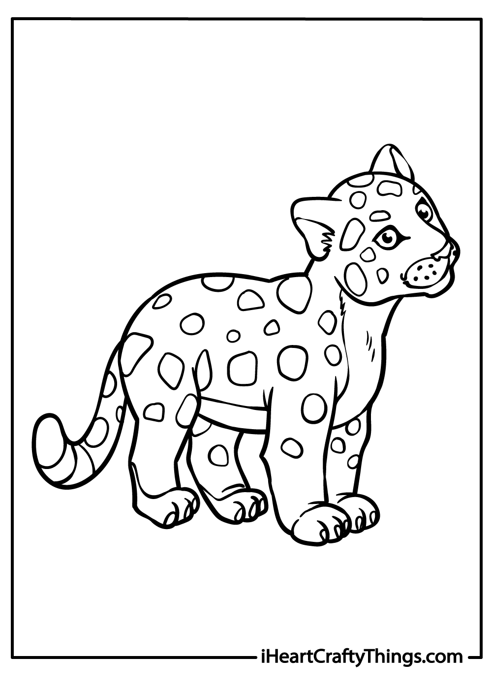 Jaguar coloring pages free printables