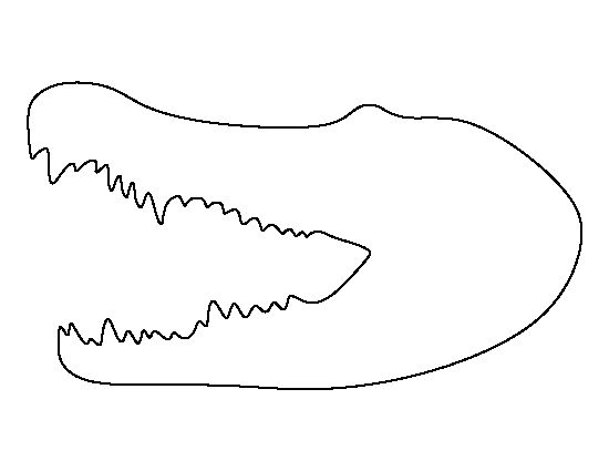 Printable crocodile head template crocodile stencils printables string art patterns