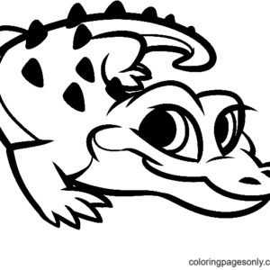 Alligator coloring pages printable for free download