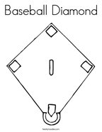 Baseball coloring pages