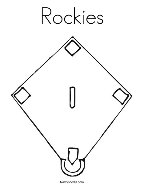 Rockies coloring page