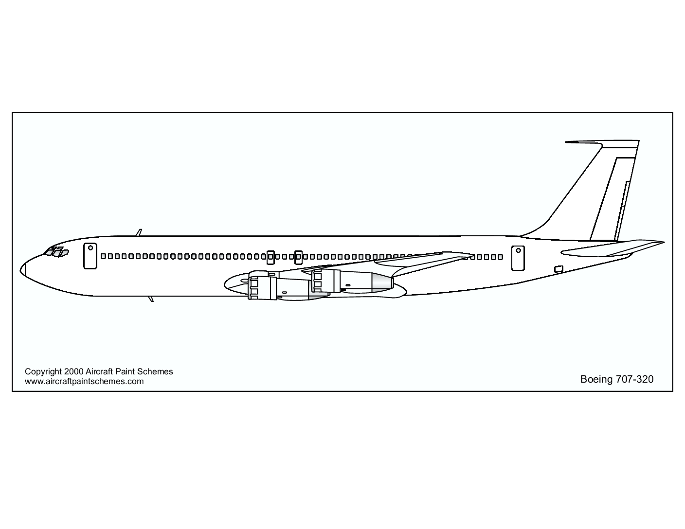 Boeing line drawings archives