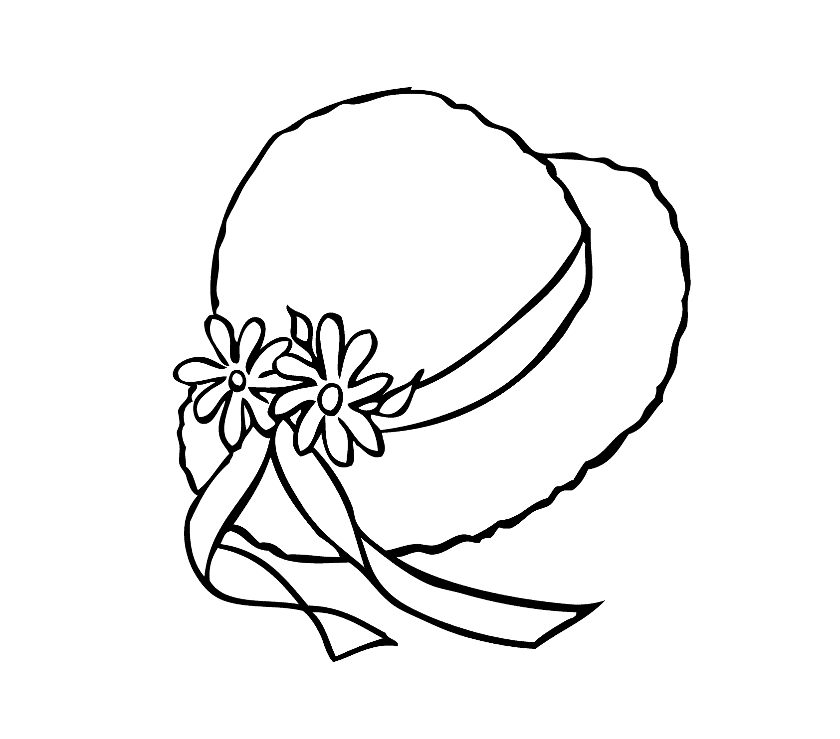 Hat coloring pages