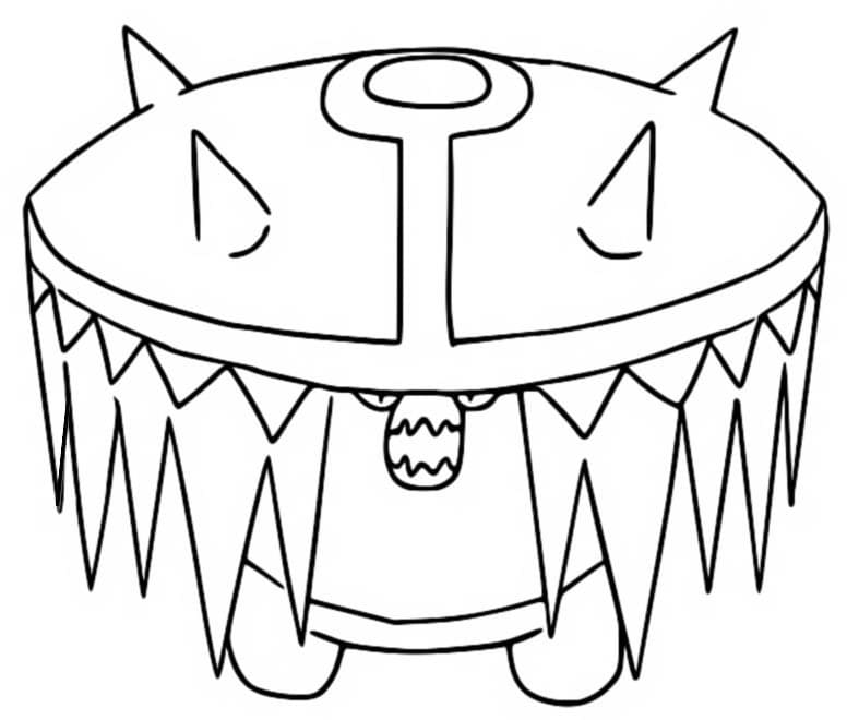 Brute bonnet coloring pages