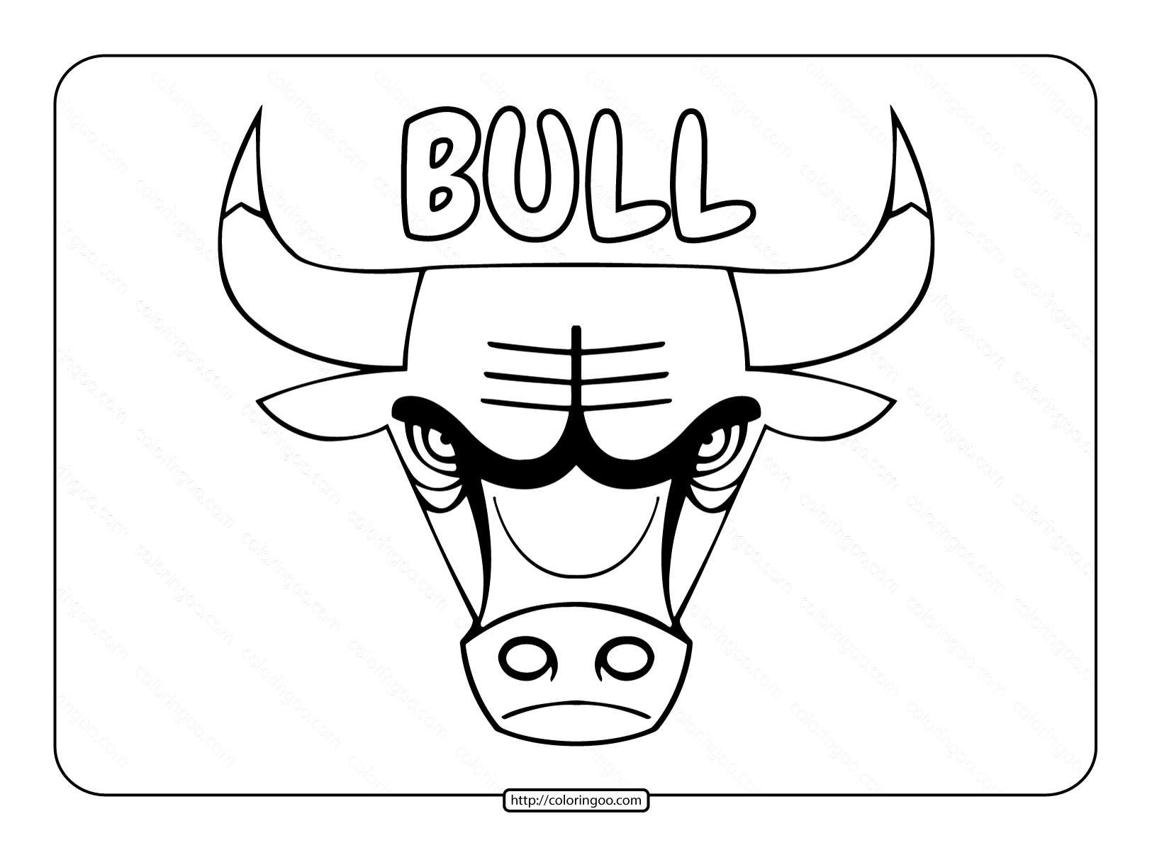 Bull head outline coloring page coloring pages cow coloring pages animal coloring pages