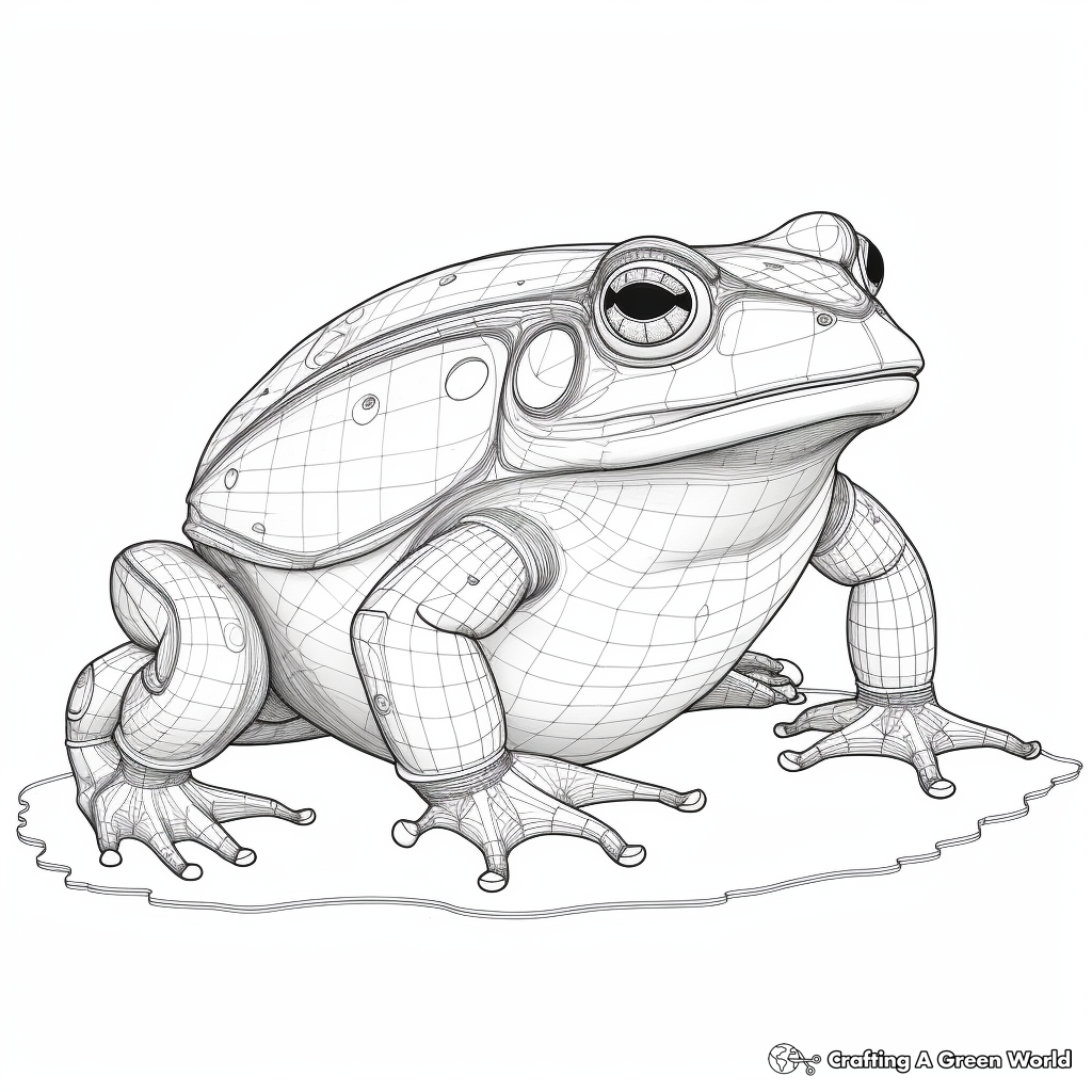 Bullfrog coloring pages